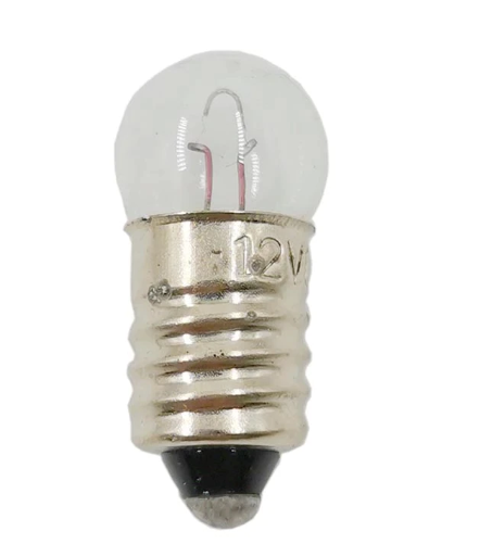 Foco lampara Bombilla pequeña DC12V E10 para experimentos eléctricos físicos, lámpara de luz incandescente